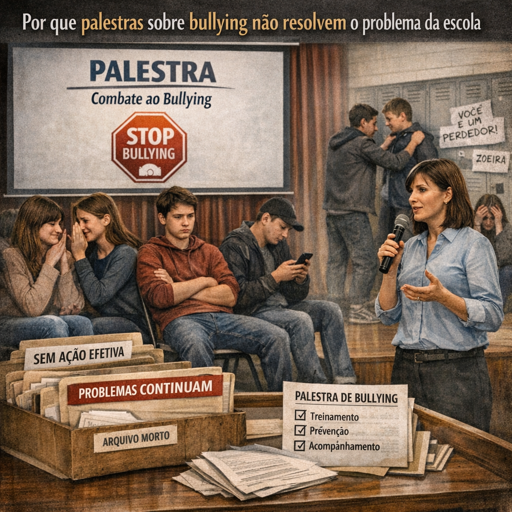 Imagem do Artigo: Por que palestras sobre bullying não resolvem o problema da escola