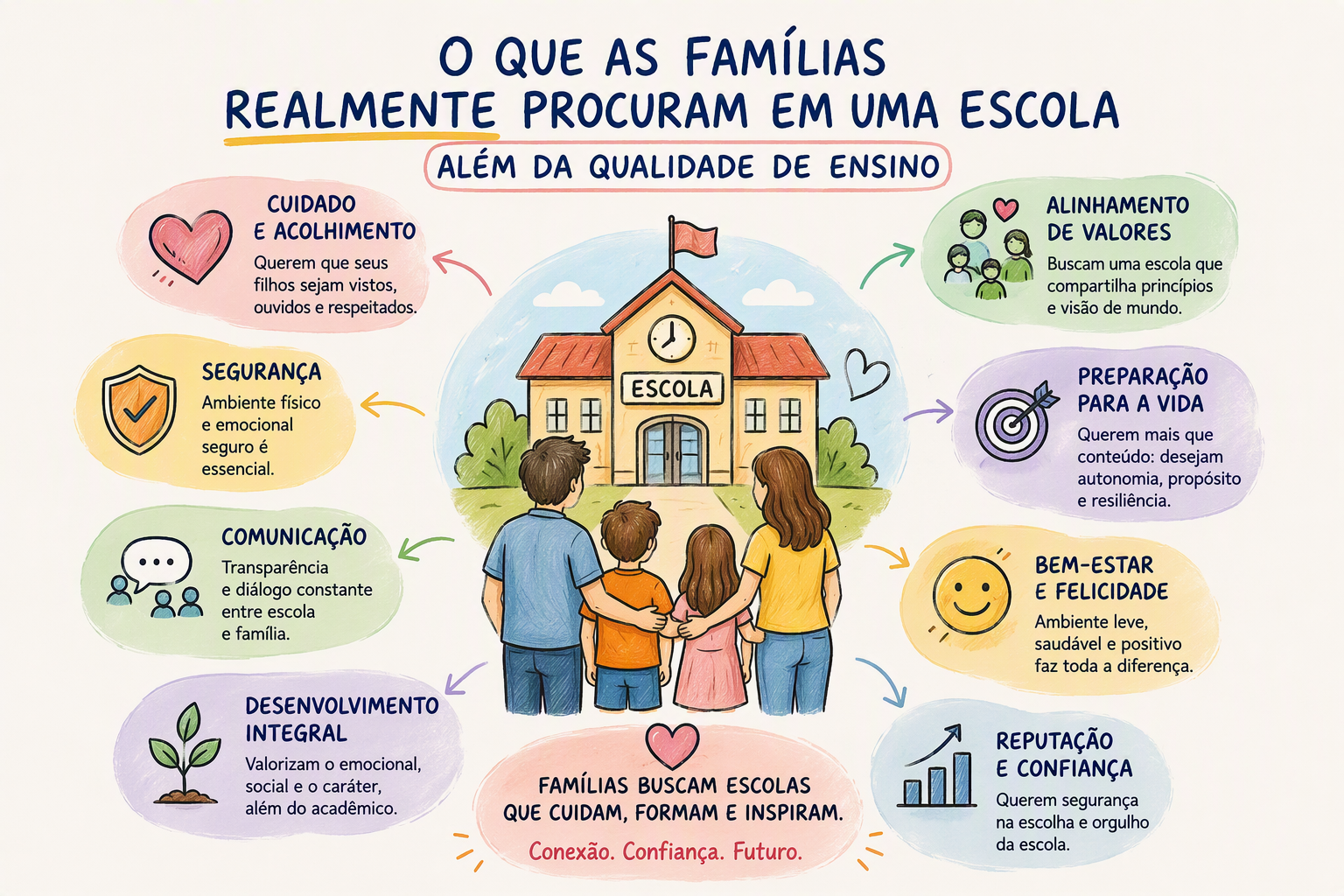 Imagem do Artigo: O que as famílias realmente procuram em uma escola além da qualidade de ensino